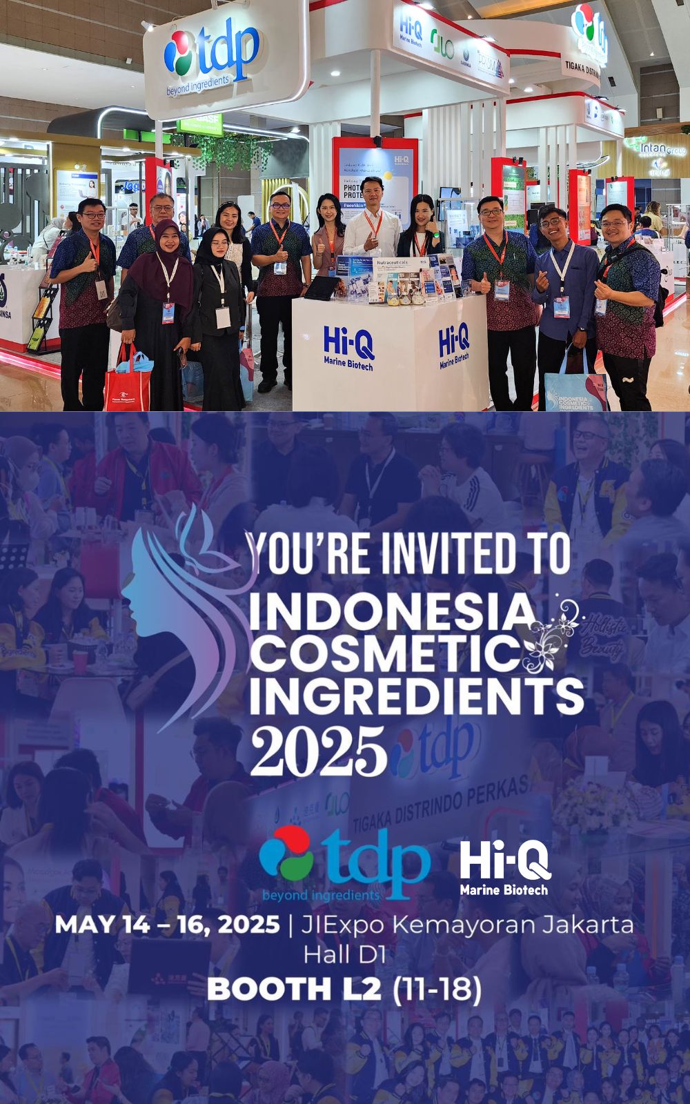 Indonesia Cosmetic Ingredients (ICI) 2025 में Hi-Q का दौरा करने के लिए धन्यवाद!